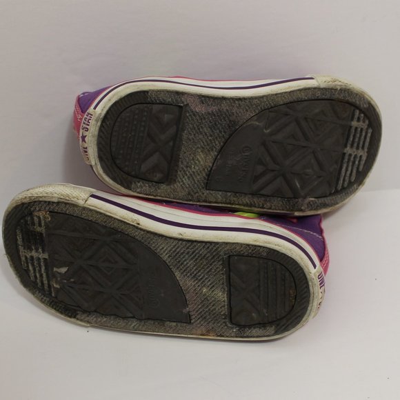 CONVERSE All Star High Top Sneakers Purple Pink 6 - Picture 6 of 7